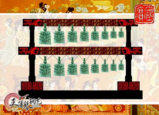 16件晉侯穌青銅編鐘，西周時期編鐘編磬