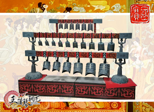 22件C型編鐘、小型演奏級、F調(diào)主旋律